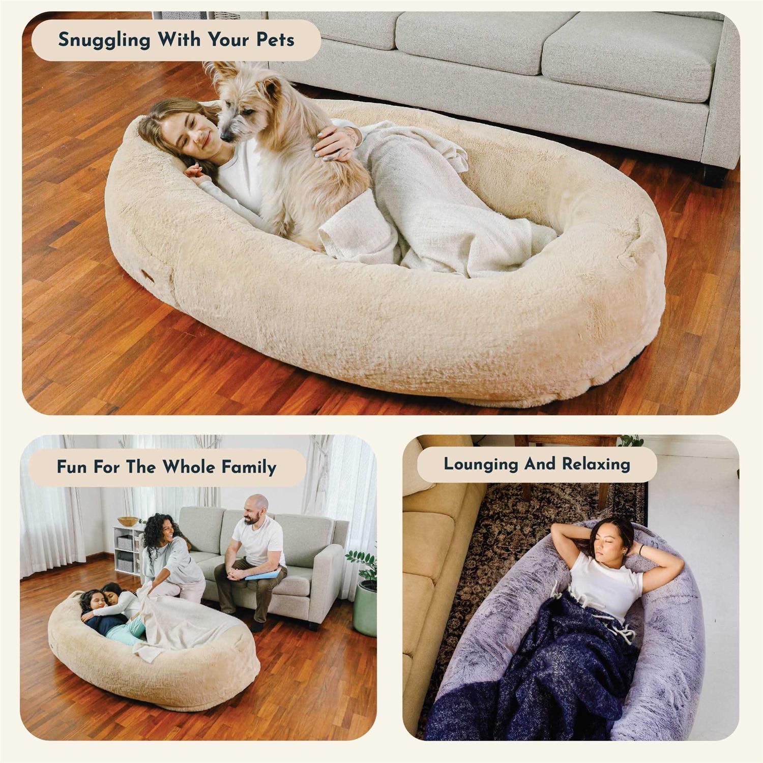 Plufl The Original Human Dog Bed Giant Dog Beds for Humans - Pet Supplies online store