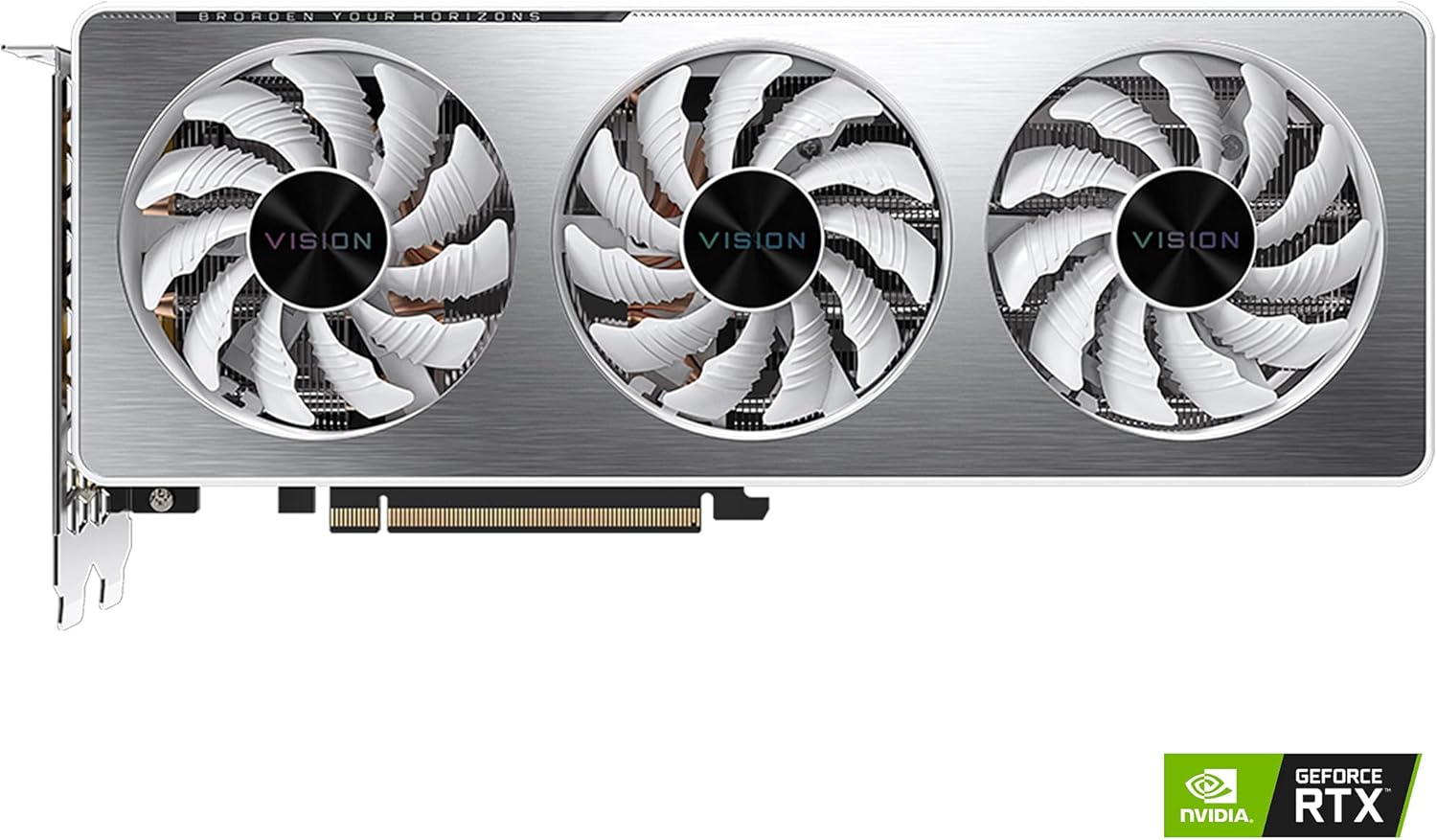 GIGABYTE GeForce RTX 3060 Ti Vision OC 8G Graphics Card, WINDFORCE 3X Cooling System, LHR, 8GB 256-bit GDDR6, GV-N306TVISION OC-8GD REV2.0 Video Card