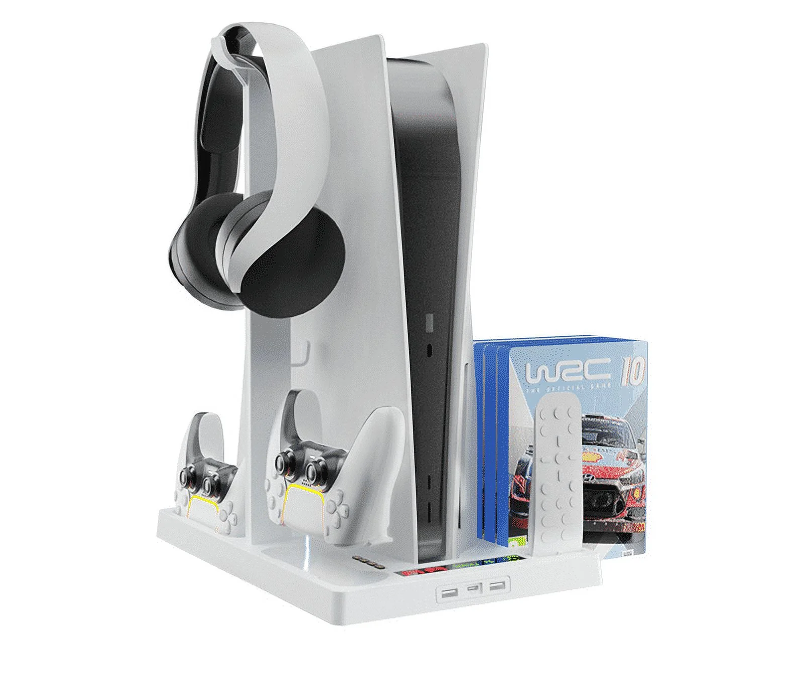 PlayStation_PS5 Video Game Console (Disc Edition) - Horizon Forbidden West Bundle - 825GB PCIe Gen 4 NVNe SSD Gaming Console, Cefesfy Stand and Cooling Station