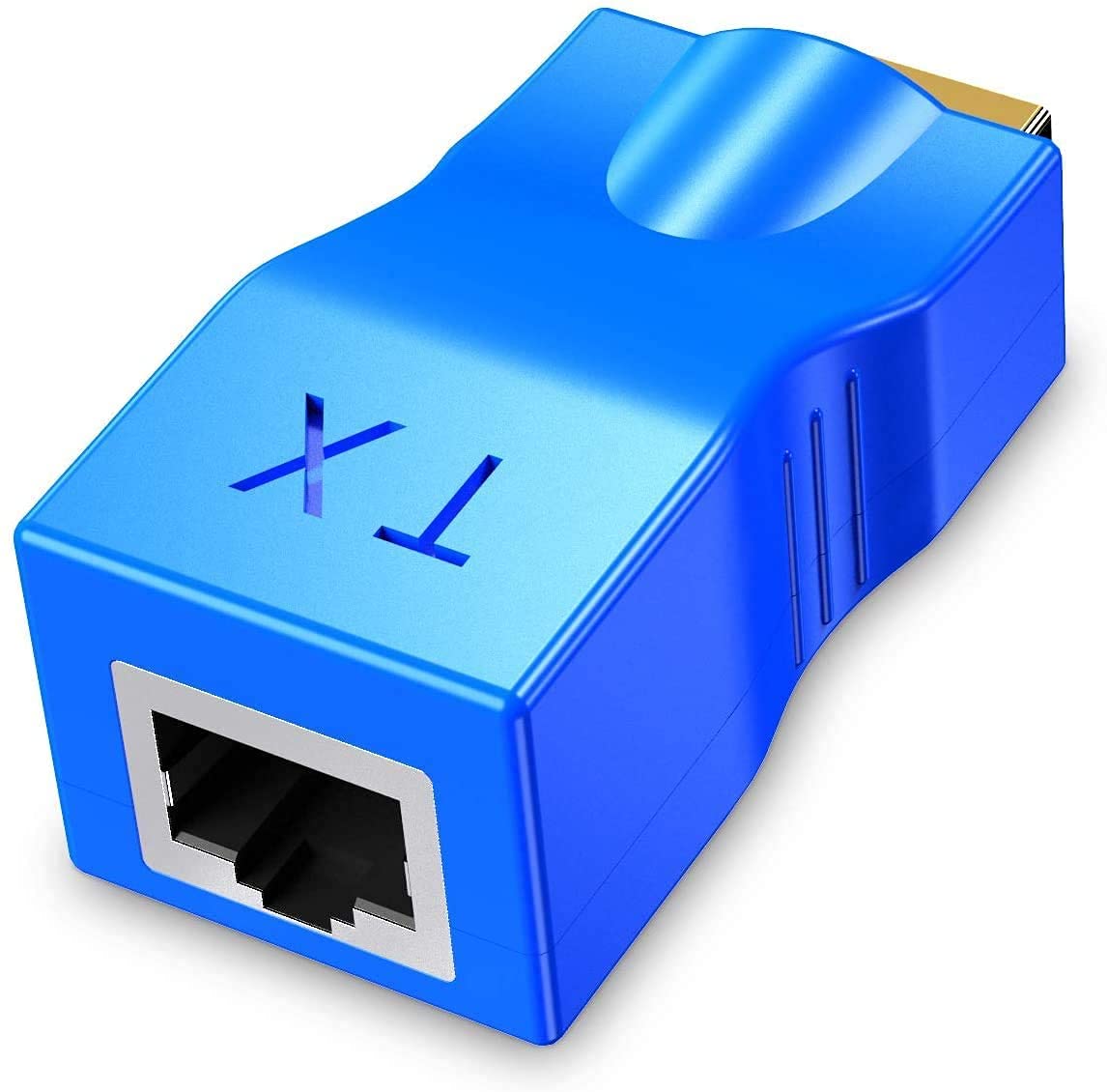 HDMI to RJ45 Extender, Eanetf HDMI to RJ45 Ethernet Network Converter Over by Cat5-e/6 Cable Splitter 1080p up to 30m/98ft Repeater for HDTV HDPC PS4 STB