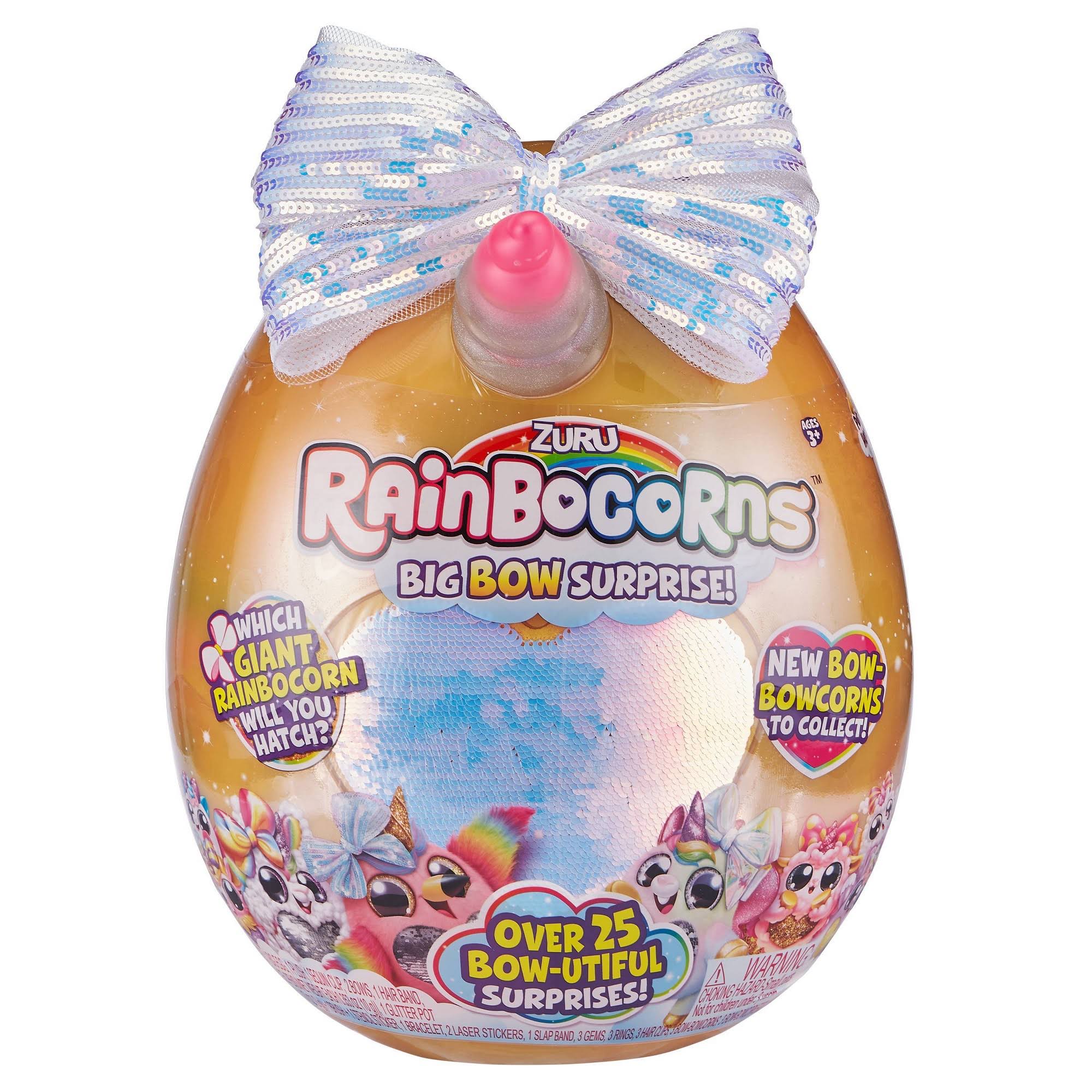 Rainbocorns Big Bow Surprise - The Biggest Surprise Egg with Over 25 Surprises, Gold