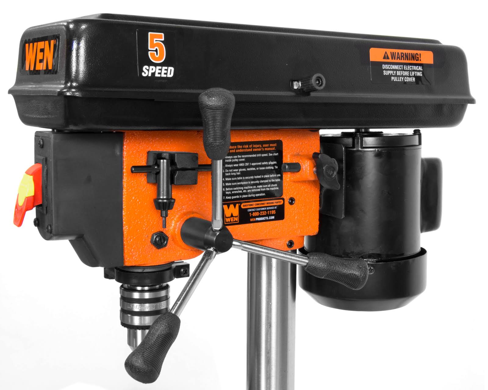 WEN 4206 2.3-Amp 8-Inch 5-Speed Cast Iron Benchtop Drill Press