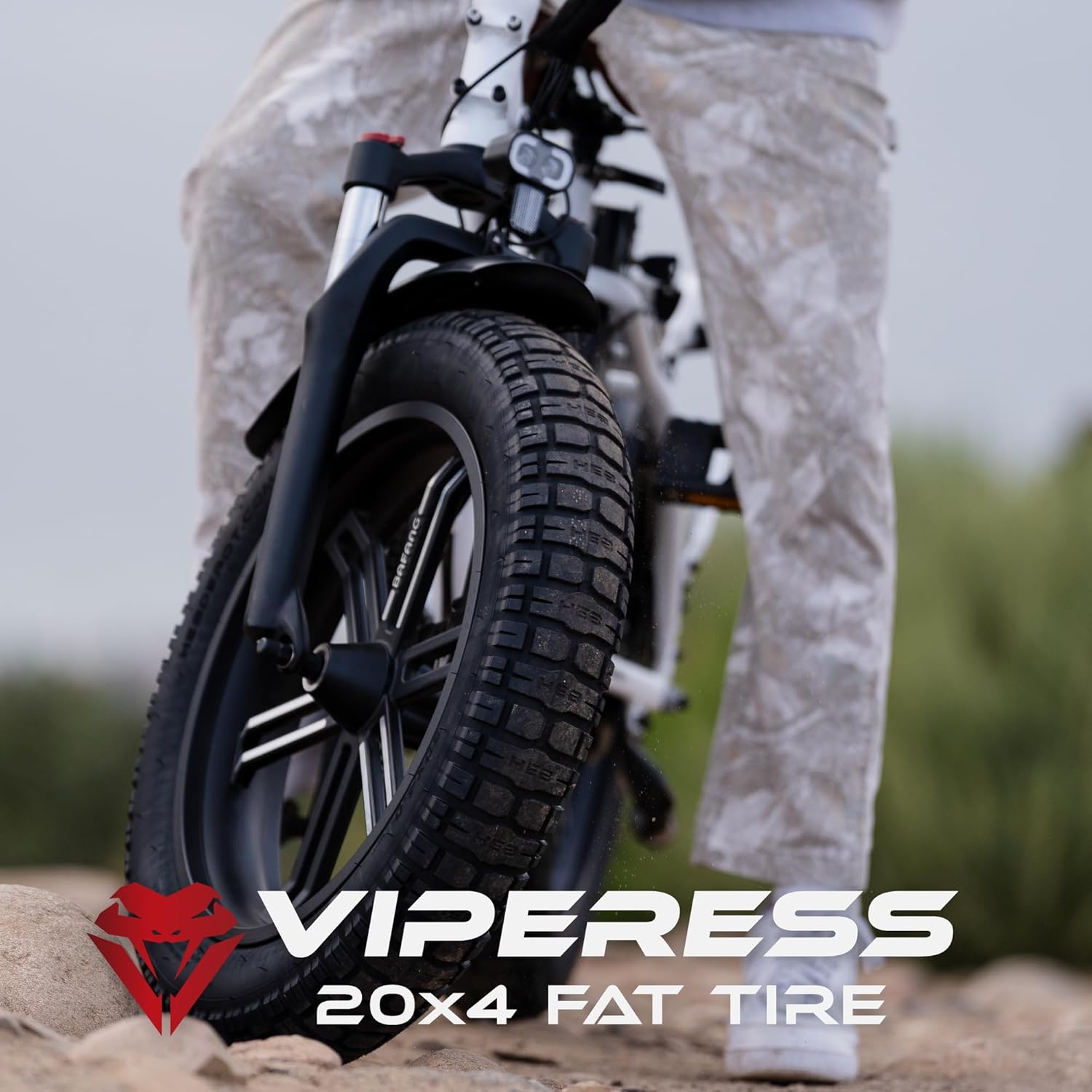 HEB VIPERESS 20x4.0 Fat Tire (Two Tires and Two Tubes) - E Bike Tires and Tubes