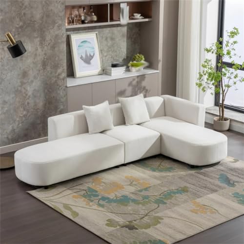 L Shape Sofa,Living Room Upholstery Sofa Couch, Sofa 110.2''Wx61''Dx24.8''H, Comfortable for Living Room