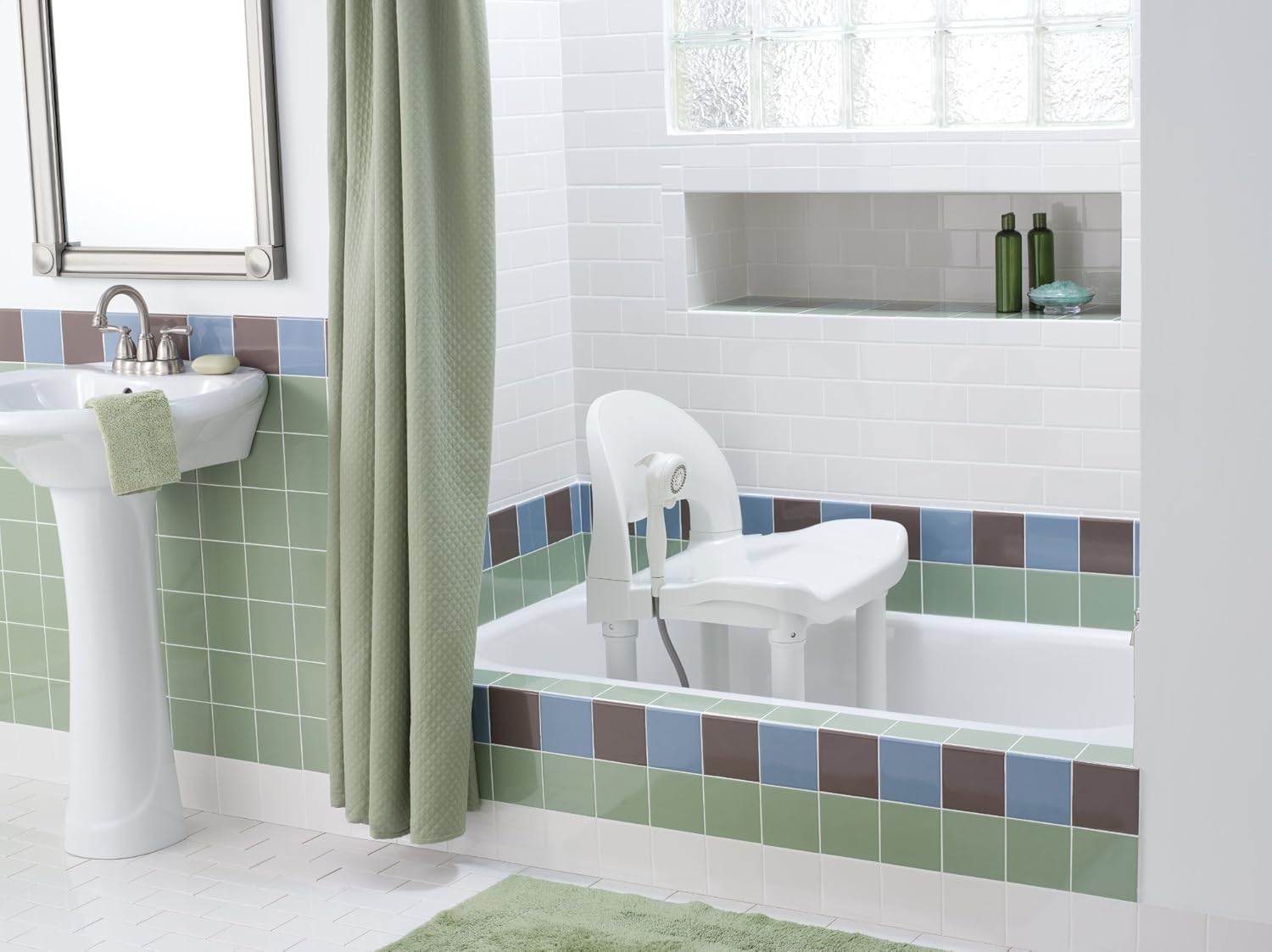 Moen DN7064 Home Care Shower Chair, Glacier
