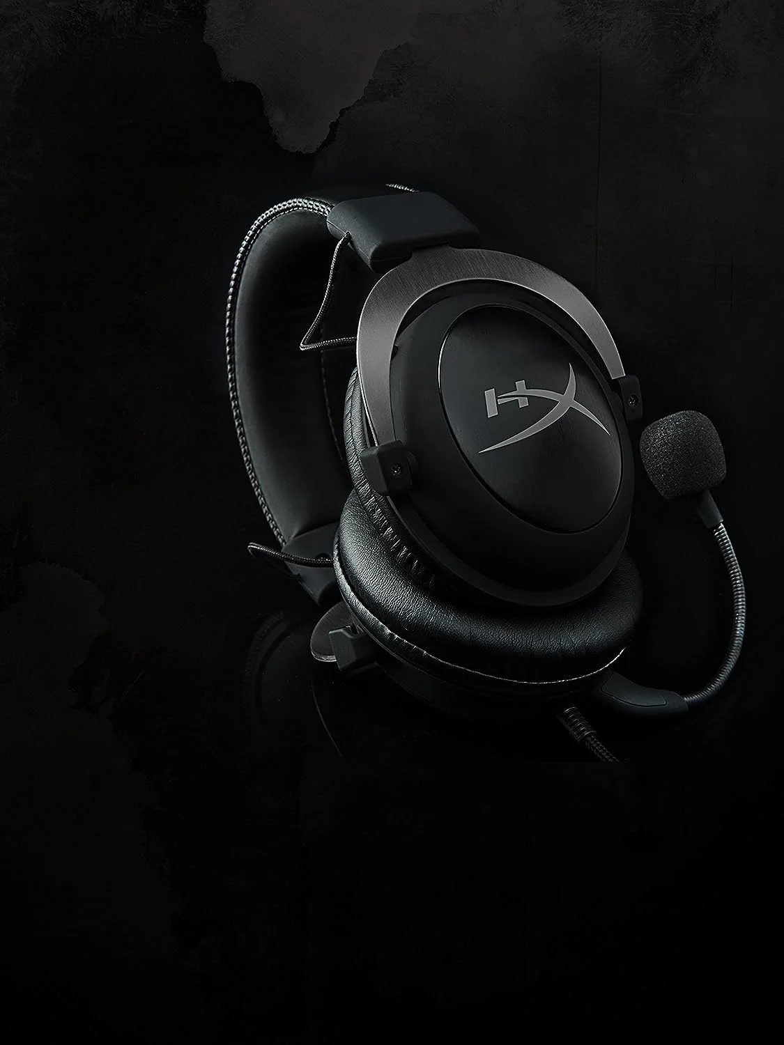 Restored HyperX Cloud II - PC Gaming Headset Virtual Surround Sound for PC PS4/5 Xbox One Switch (Refurbished)