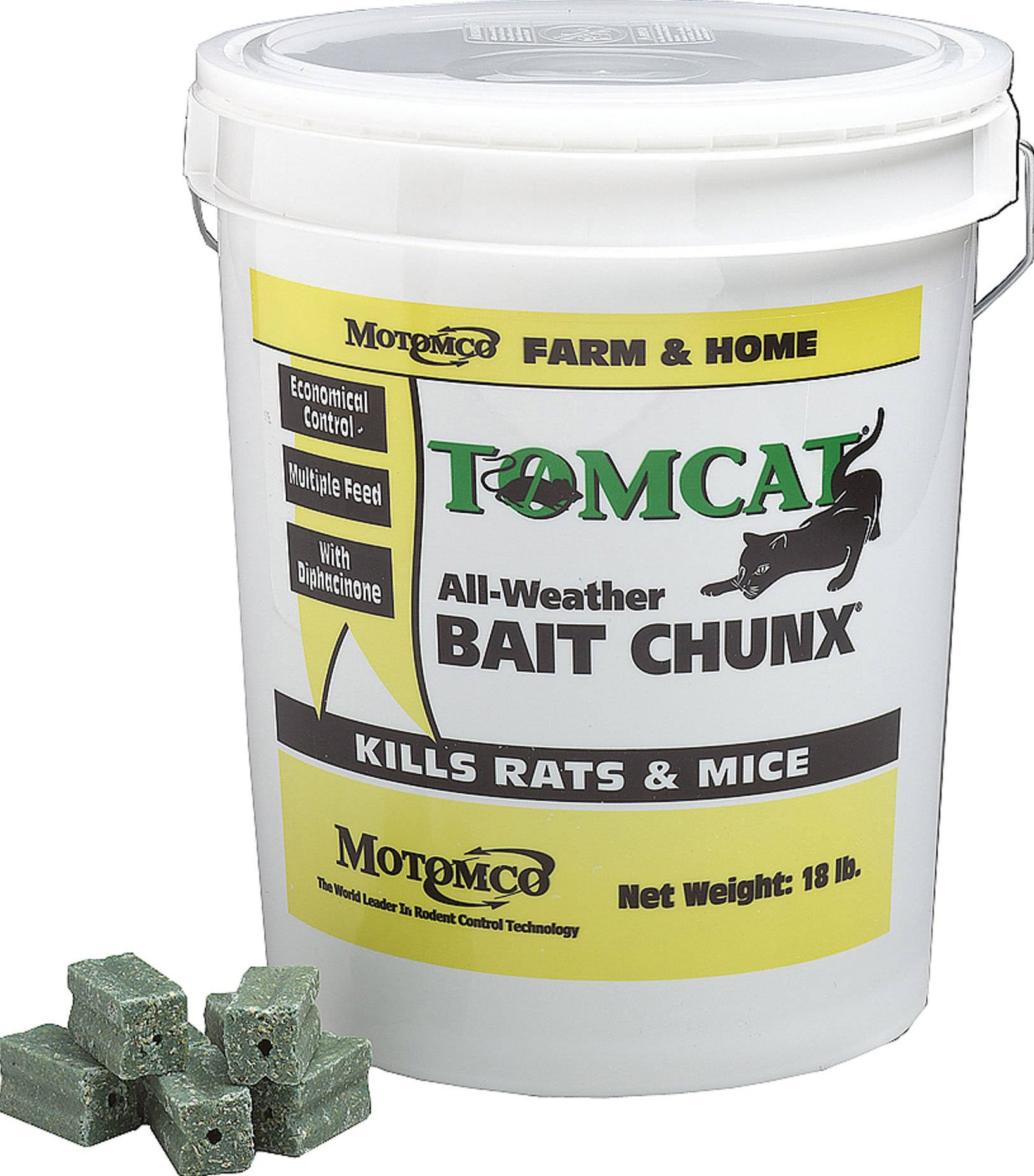 Tomcat All-Weather Bait Chunx Rat and Mouse Killer
