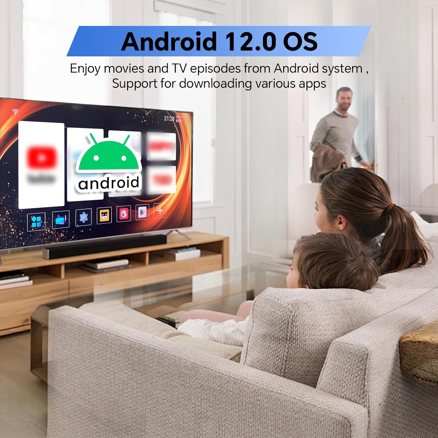 2024 Android TV Box 8GB 64GB Streaming Device Super Console X5 PRO Android 12.0 TV Box 8K@60fps Support AV1, 2.4G/5G WiFi 5 Ethernet,RK3588S Chipset with HDR10 BT5.0