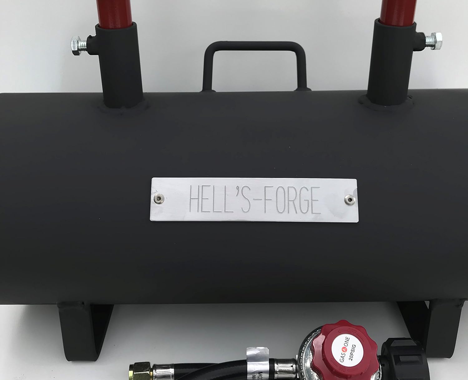 Hell's Forge Portable Propane Forge Double Burner Large Capacity Knife and Tool Making Farrier Forge MADE IN THE USA