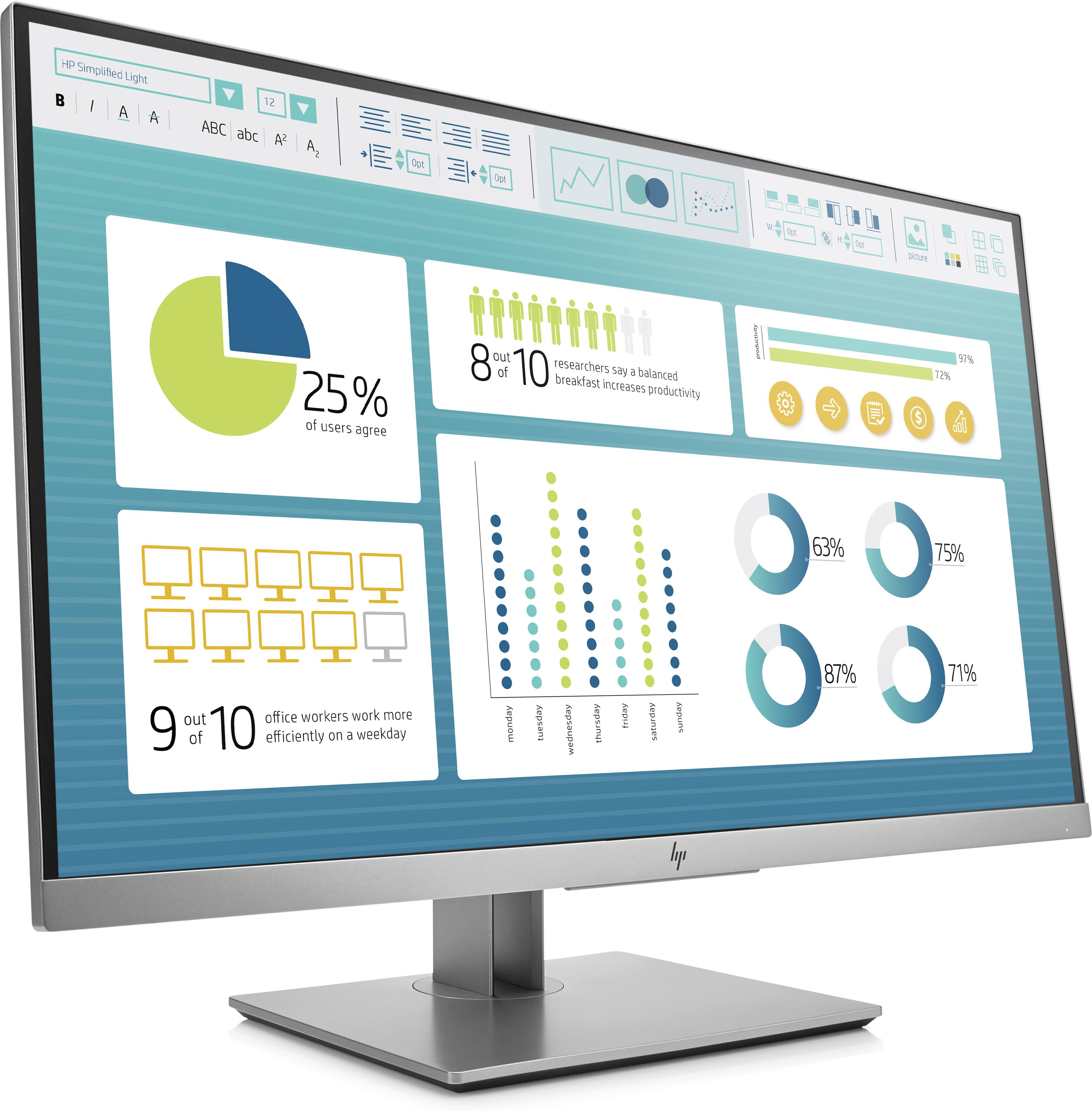 HP EliteDisplay E273 - 27x22 IPS LED Monitor - FullHD