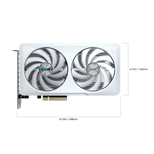 GIGABYTE GeForce RTX 5060 Gaming OC 8G Graphics Card, 8GB 128-bit GDDR7, PCIe 5.0, WINDFORCE Cooling System, GV-N5060GAMING OC-8GD Video Card