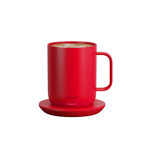 Ember Temperature Control Smart Mug 2, 14 Oz, App-Controlled Heated Coffee Mug with 80 Min Battery Life and Improved Design, Black