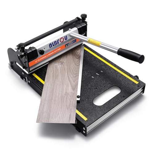 13" Pro Vinyl Floor Cutter for LVP, LVT, SPC, PVC,VCT, WPC and Rigid Core Vinyl Plank Flooring,Honing Stone Included