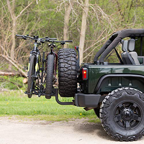 KAC Bike Rack - Heavy Duty Bicycle Carrier, Easy to Assemble/Install - Tire & Frame Stramps Included