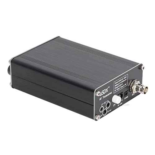 8 Band Radio Transceiver LCD SDR Full Mode HF SSB QRP Transceiver Shortwave QRP SSB CW with BNC Antenna Connector Support USB LSB CW AM FM (no power)