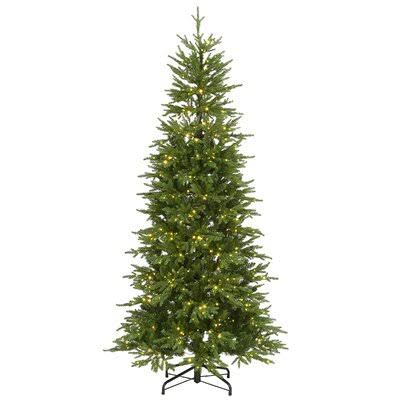 7.5& Bedminster Green Spruce Artificial Christmas Tree with 900 Colored u0026 Clear LED Infinity Lights The Holiday Aisle