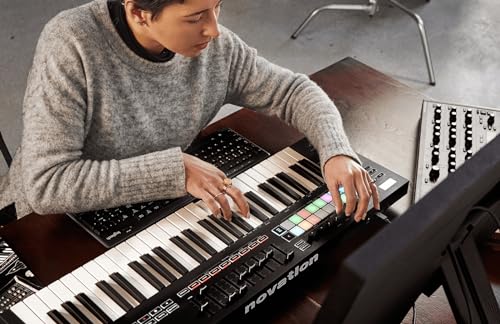 Novation Launchkey 37 [MK3] MIDI Keyboard Controller - Seamless Ableton Live Integration. Chord Mode, Scale Mode, and Arpeggiator — All the software you need for Music Production.