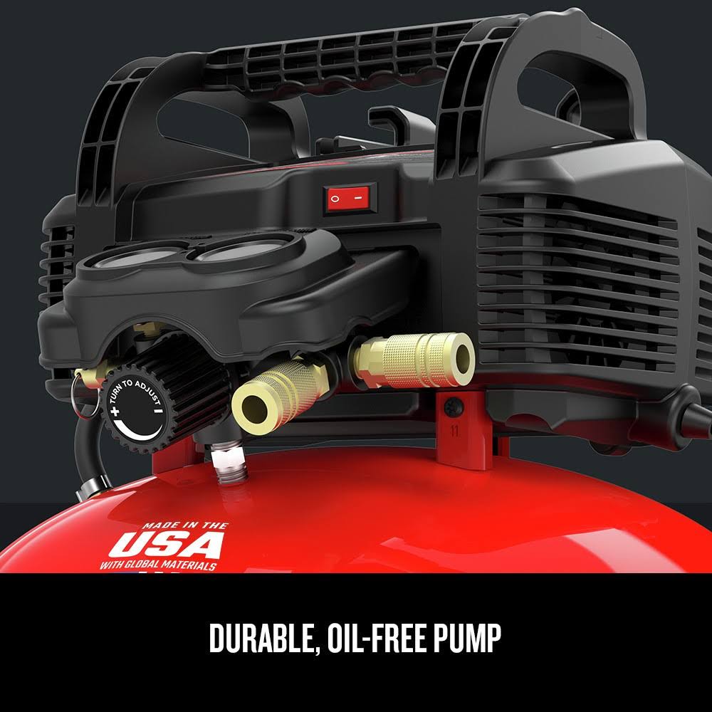 Craftsman (Certified Refurbished) CMEC6150R 0.8 HP 6 Gallon Oil-Free Pancake Air Compressor