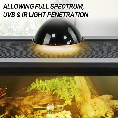 REPTI ZOO 35 Gallon PVC Reptile Tank, 36x18x12 Reptile Terrarium for Crested Gecko Leopard Gecko Frog Lizard Snake Turtle Hermit Crab, Reptile Enclosure with Sliding Door & Screen Ventilation