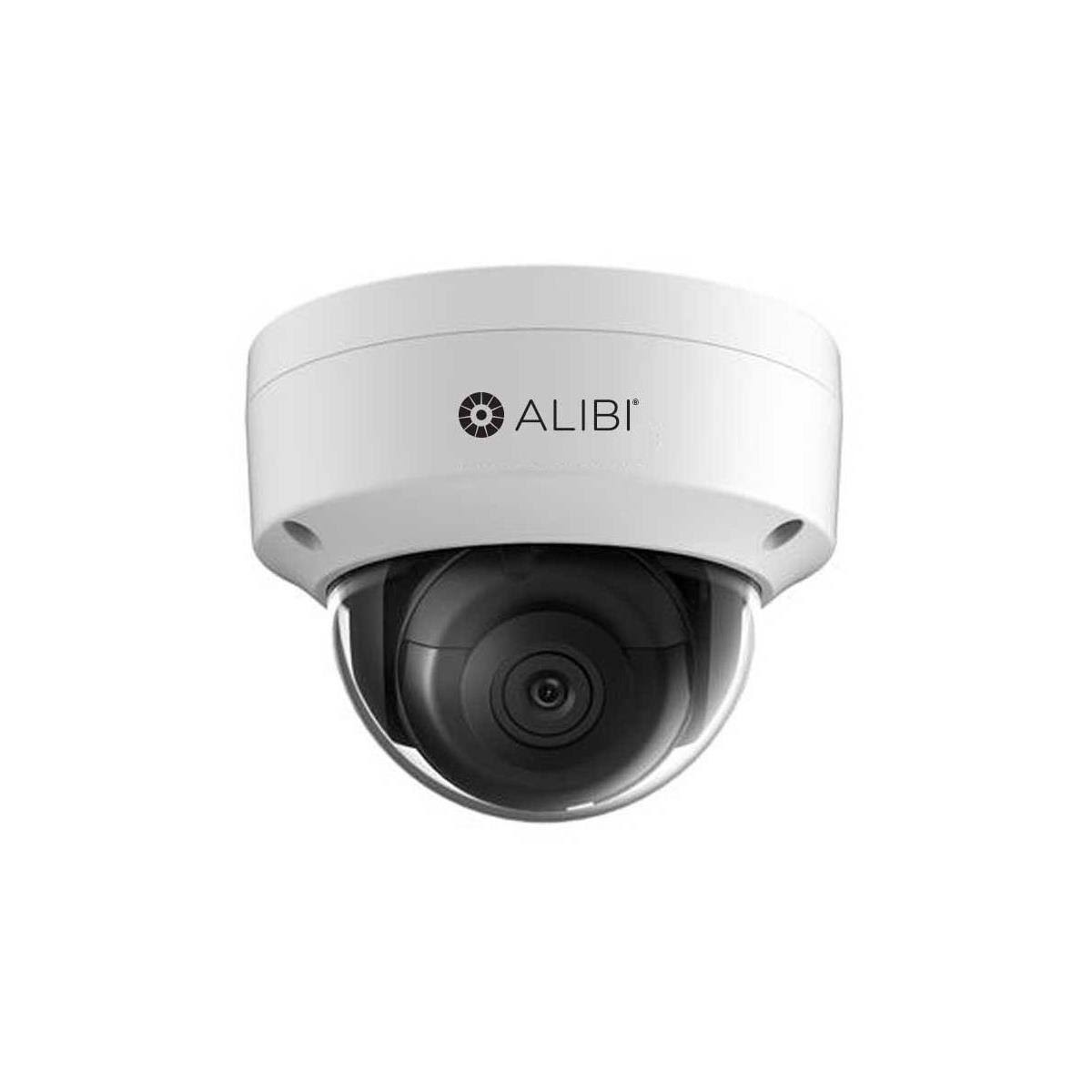 Alibi ALI-NS2014VR 4MP 120& IR Outdoor Day u0026 Night WDR Dome IP Security Camera, 2.8mm Lens