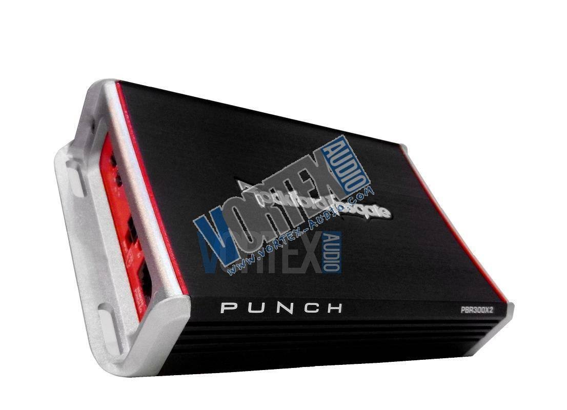 Rockford Fosgate Punch PBR300X2 Class BR 2-Channel Car Amplifier - 300W