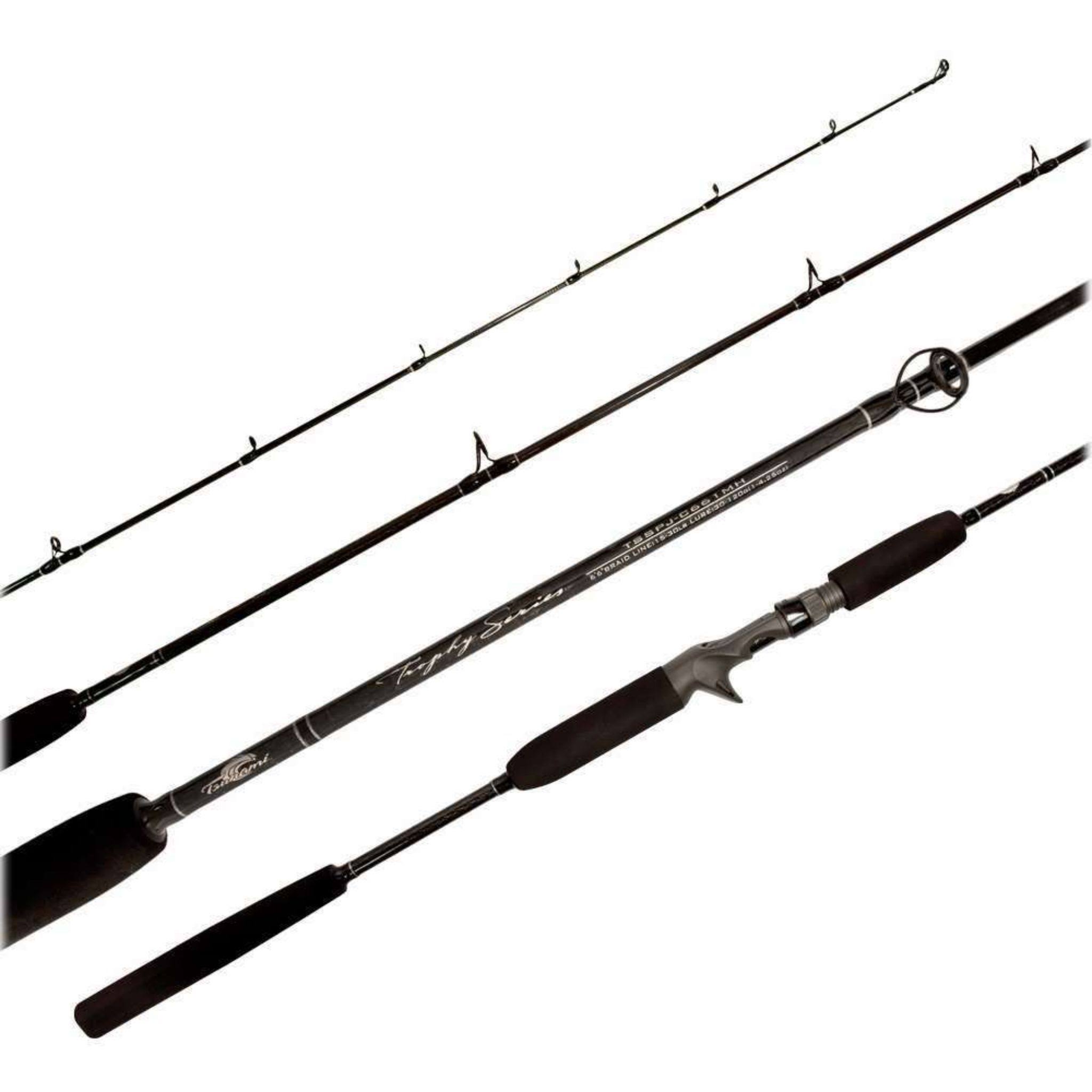 Tsunami TSSPJC-761XH Trophy Slow Pitch Jigging Casting Rods
