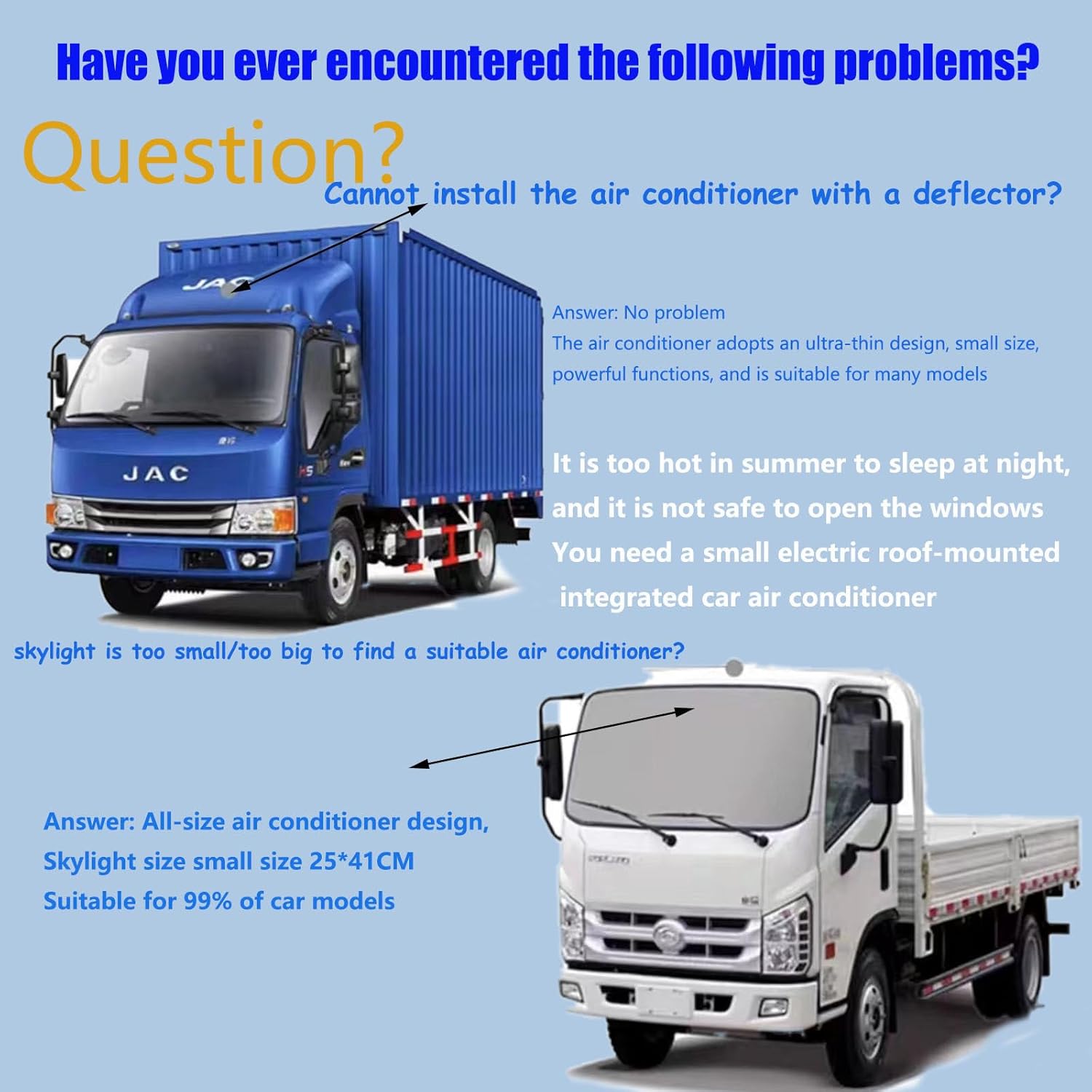RV Rooftop Air,Parking Air Conditioner Unit, 12V DC Air Conditioner Truck RV Excavator Van Farm Vehicle Rooftop Type Air Conditioner,Red