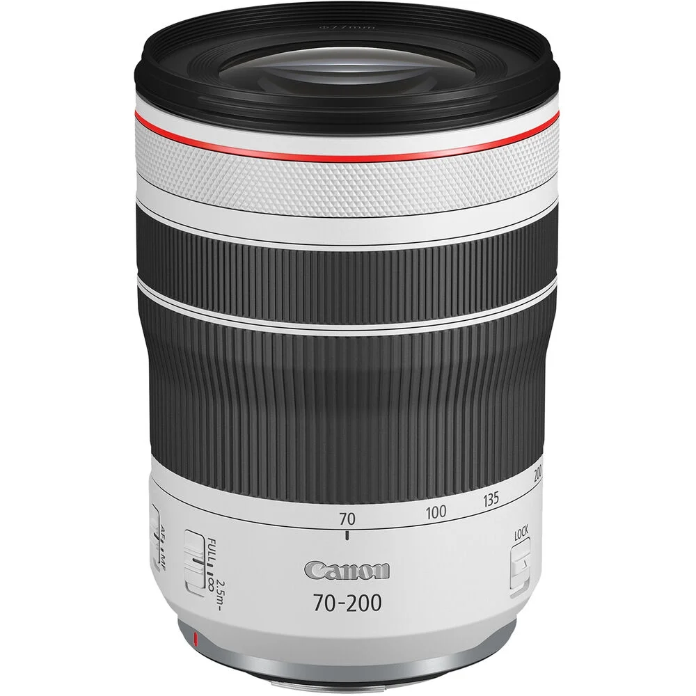 Canon RF 70-200mm f/4L IS USM Lens 4318C002 + Telephoto and Wide Angle Lenses