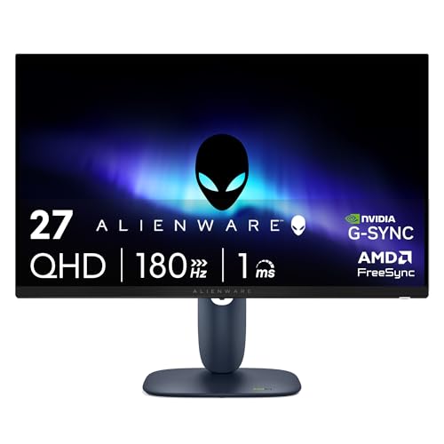 Alienware 34 Curved Gaming Monitor – AW3425DWM - 34-inch WQHD 180Hz 1ms Display, 1500R, AMD FreeSync Premium, VESA AdaptiveSync.