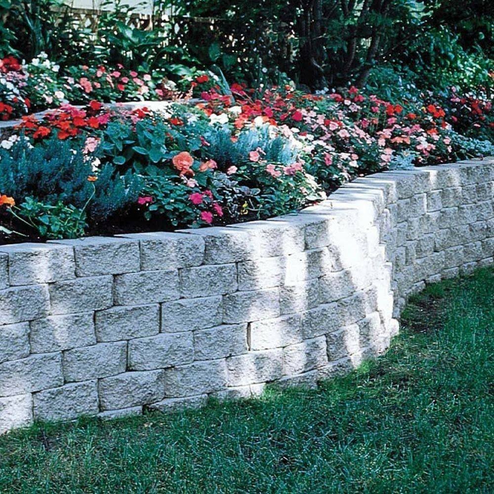 Pavestone Landscape Retaining Wall Block 4 in. x 11.75 in. x 6.75 in. Textured