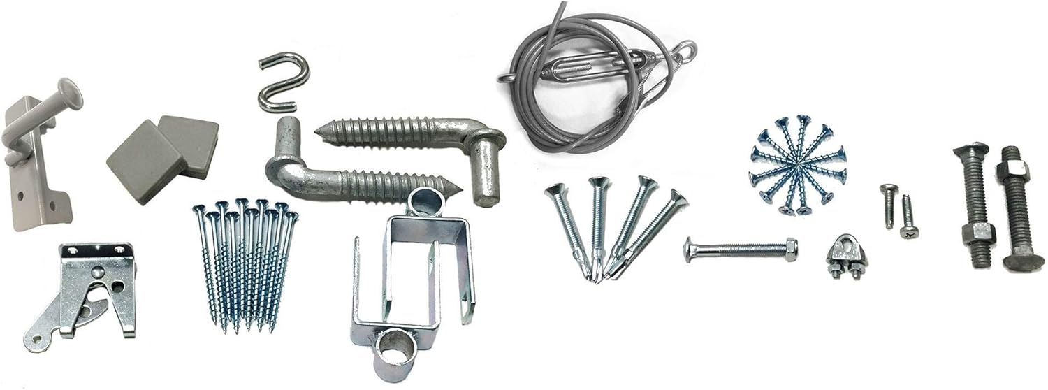 Steel Frame Gate Kit, 36"-72" Wide Opening to 6' High (4 Pack)