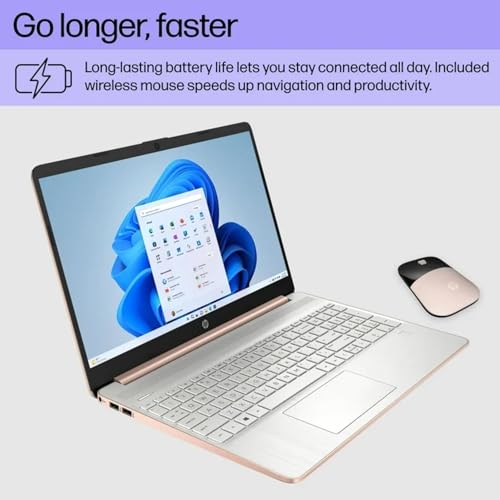 HP Newest 15.6" Anti-Glare HD Laptop, Intel Quad-core Processor, 16GB RAM, 128GB SSD+ 128GB USB Storage, Up to 11 hrs Long Battery, Win11 S, Silver