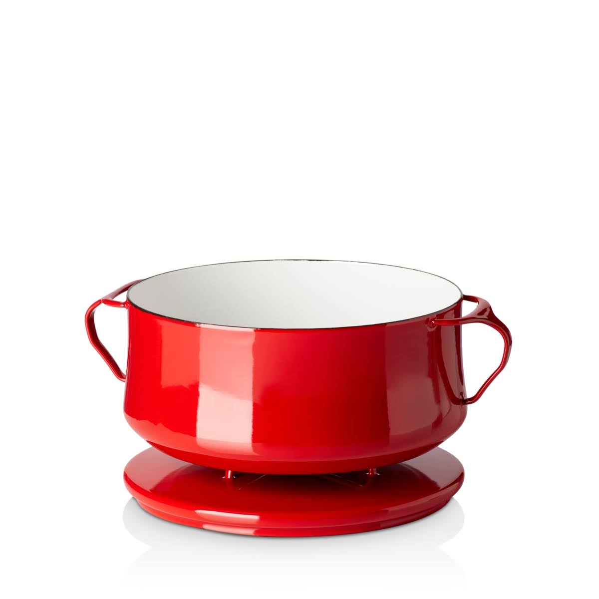 Dansk Kobenstyle 4 qt Casserole- Chili Red