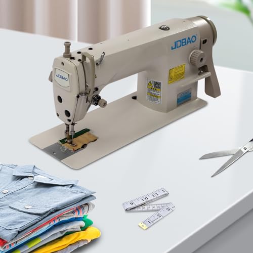 6500RPM Industrial Sewing Machine, Heavy Duty Commercial Grade Leather Upholstery Sewing Machine Pure Copper for Industrial Upholstery Sewing Beginners & Alteration Stores