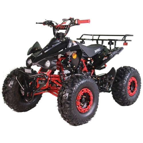 X-PRO Blast 125cc ATV with Automatic Transmission w/Reverse, Big 19"/18" Tires! (Blue/Blue)