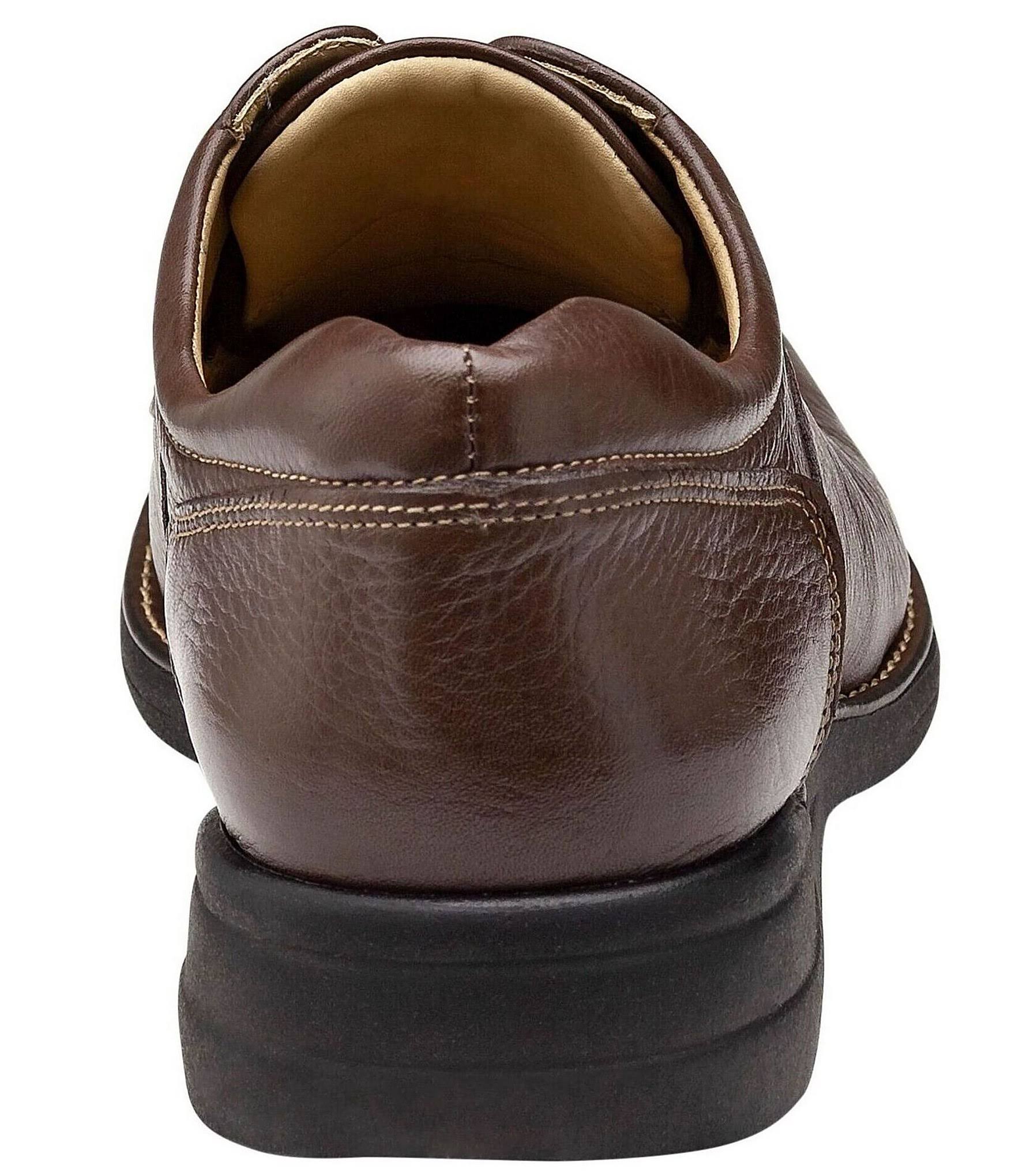 Johnston u0026 Murphy Men&s Shuler Bicycle - Dark Brown Tumbled Calf