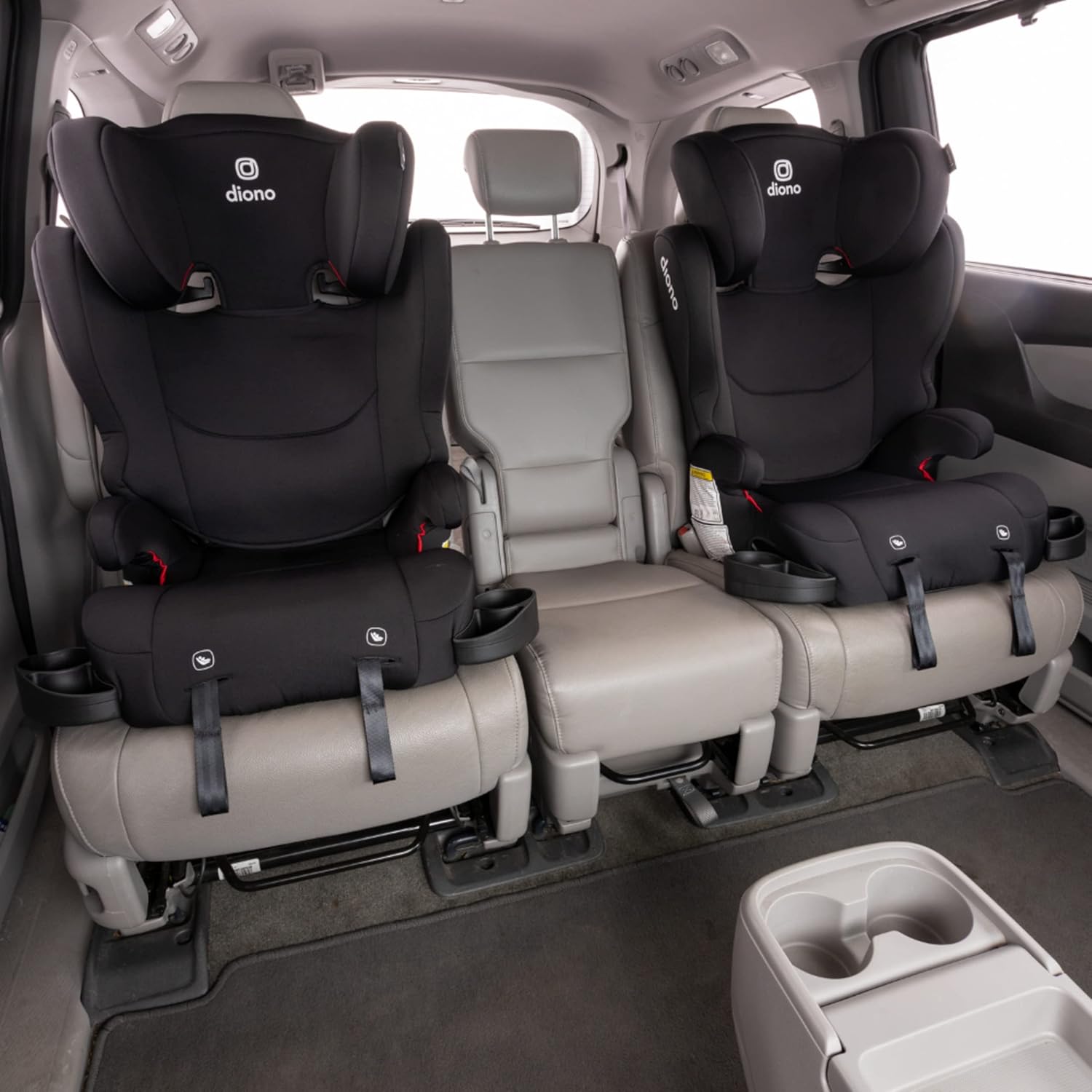 Diono Cambria 2 XL, Dual Latch Connectors, 2-in-1 Belt Positioning Booster Seat & Solana 2 XL 2022, Dual Latch Connectors, Lightweight Backless Belt-Positioning Car