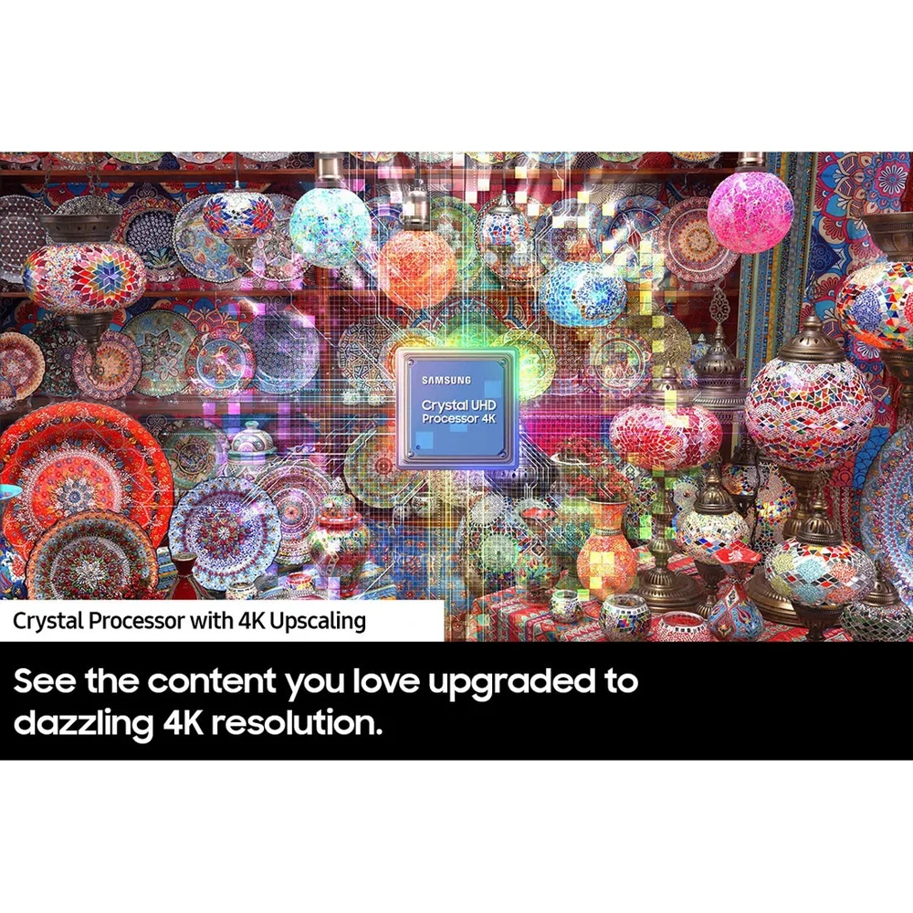 Samsung 58" Crystal 4K UHD Smart 2023 TV CU7000 series with Motion Xcelerator & PurColor + 2 YR Accidental Warranty