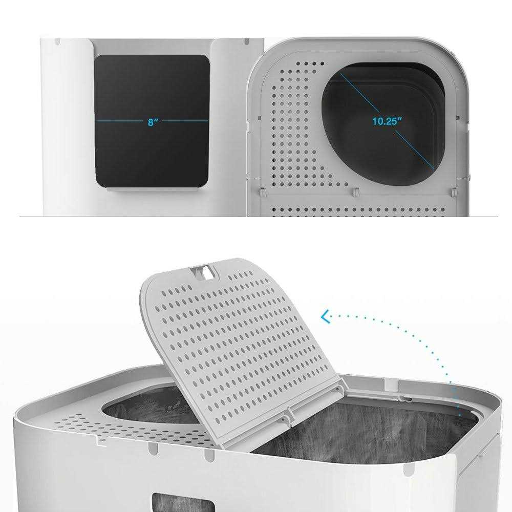 Modkat MKXL103 XL Litter Box, Top-Entry or Front-Entry Configurable - Pet Supplies online store