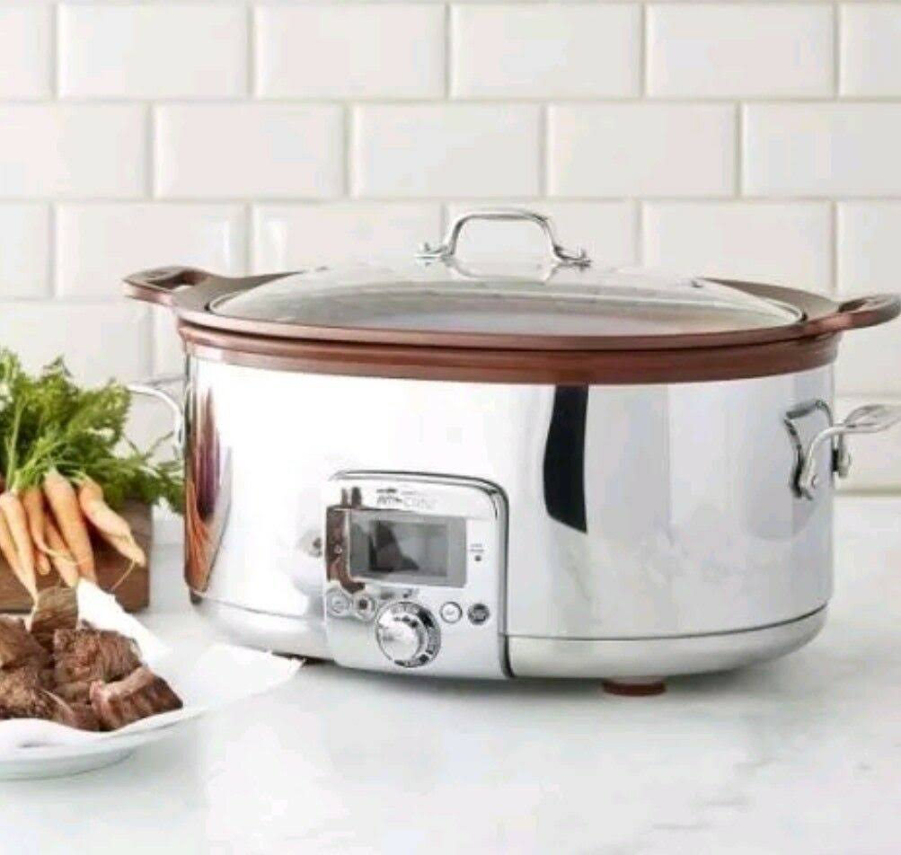 All-Clad 7 qt Gourmet Slow Cooker with All-in-One Browning