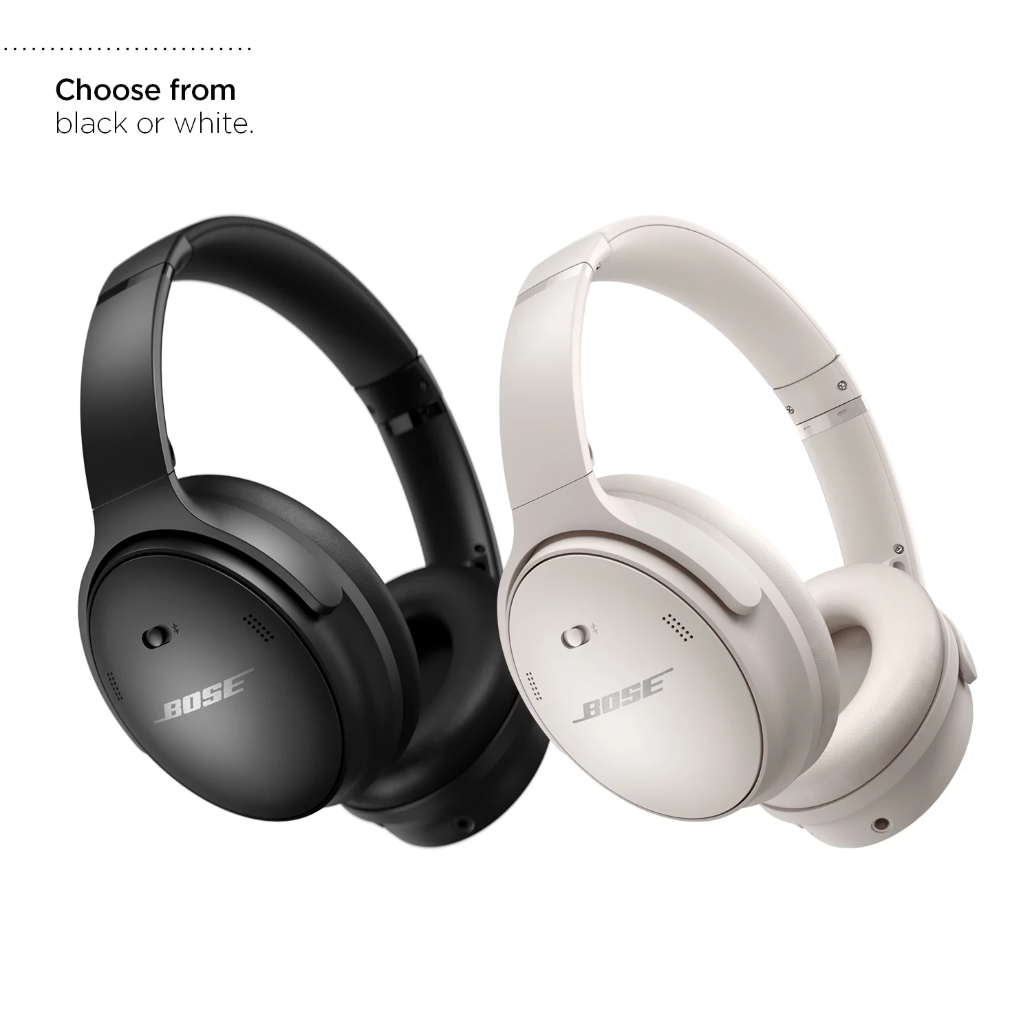Bose QuietComfort 45 Headphones Noise Cancelling Over-Ear Wireless Bluetooth Earphones, Black