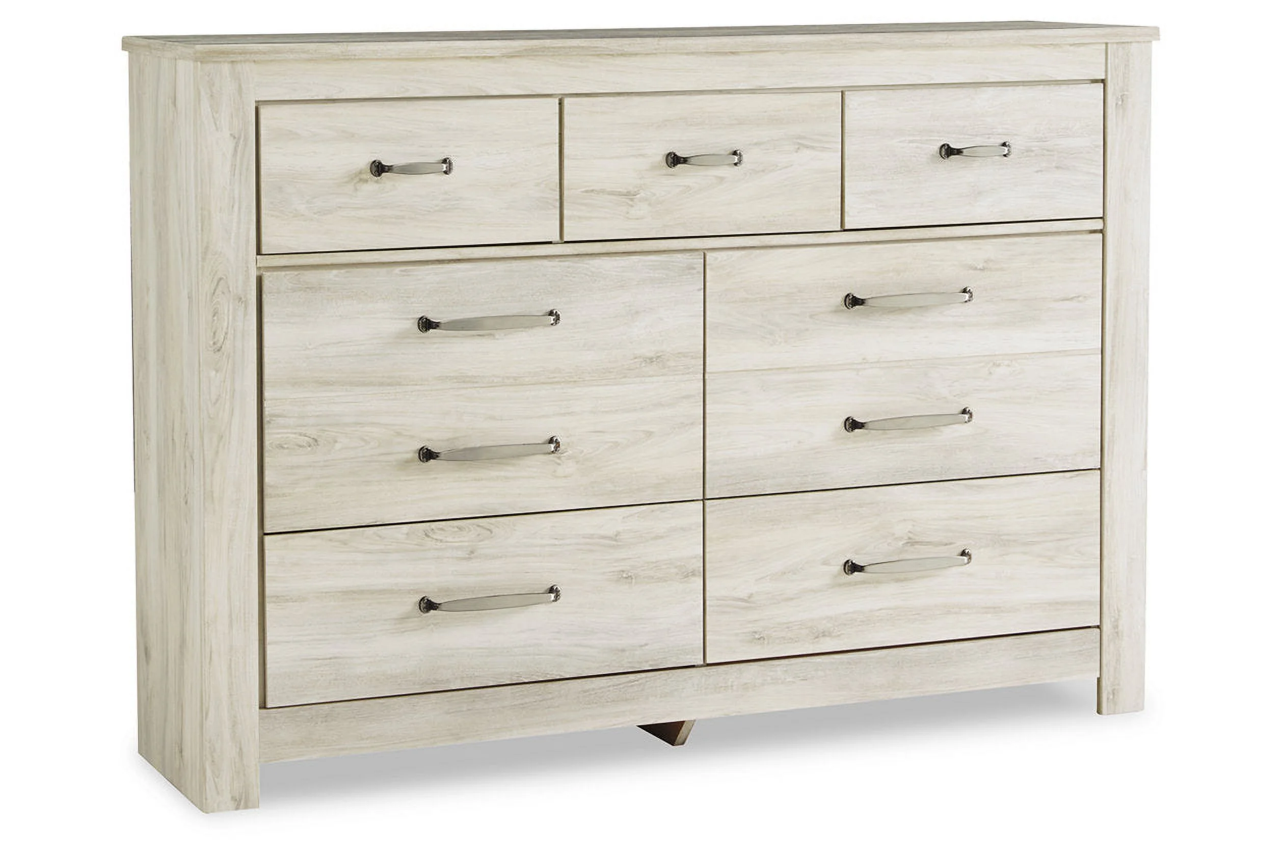 Ashley Furniture Bellaby 7 Drawer Dresser in Whitewash