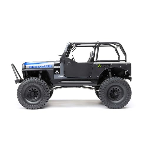 Axial RC Truck 1/10 SCX10 III Jeep CJ-7 4WD Brushed RTR (Battery and Charger Not Included), Red, AXI03008T1
