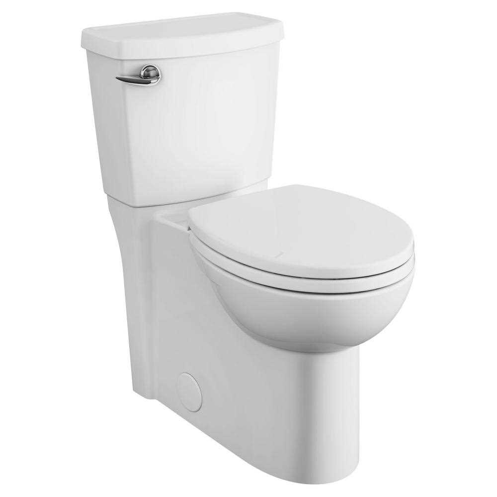 American Standard 2988.101 Cadet 3 Round-Front Two-Piece Toilet with Concealed Trapway EverClean Surface PowerWash Rim and Right Height Bowl - Shop Hardware Tools Online Store