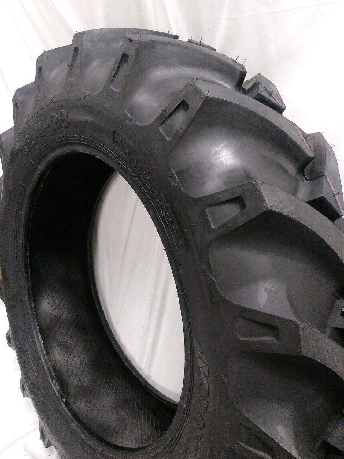 (2 Tires + 2 Tubes) 14.9-24, 14.9x24 ROAD CREW OZKA KNK50 14 PLY Backhoe Tires
