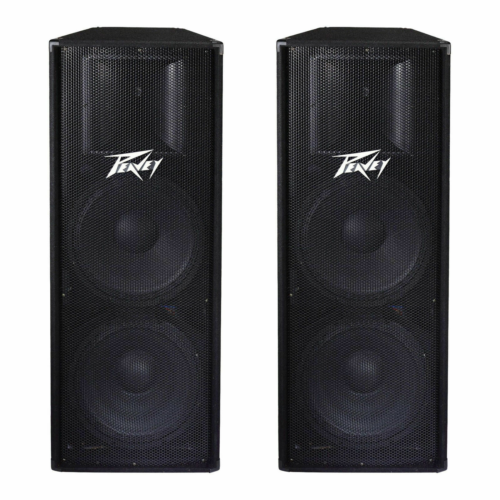 Peavey PV215 2-Way 2800 Watt Dual 15" PA Full Range DJ Speakers PV 215 (2 Pack)