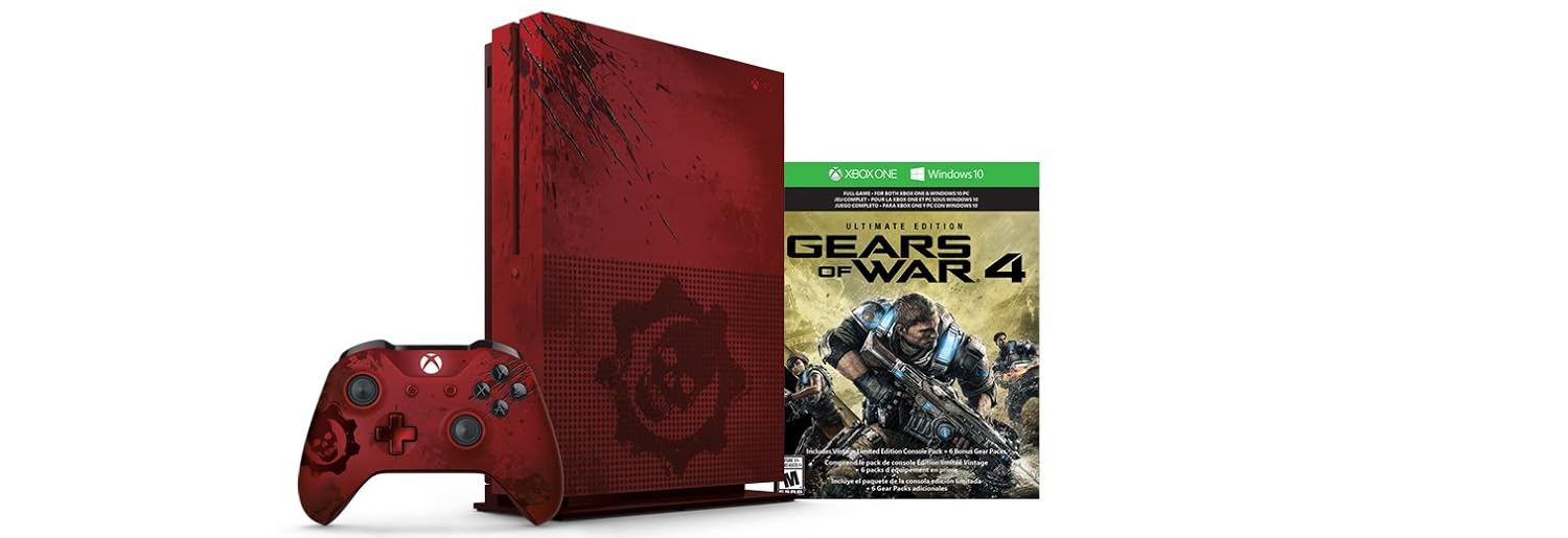 Xbox One S 2TB Limited Edition Console - Gears of War 4 Bundle [Discontinued]