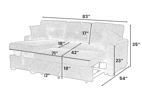 Oversized U-Shaped Sectional Sofa Couch Plush Corduroy Upholstered Modular Deep Seat Sofa&Couch Sectional W/Right Facing Chaise Lounge and 7 Toss Pillows for Home Apartment Living Room Furniture Sets