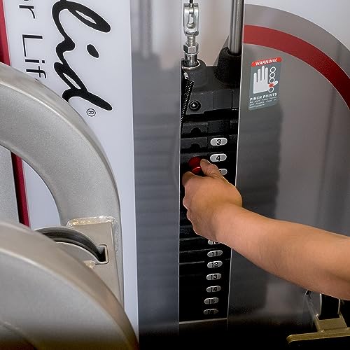 Body-Solid Pro Clubline Series II Leg Extension & Leg Curl Machine with Single Weight Stack for Home and Commercial Gym