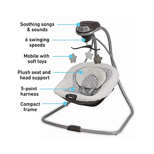 Graco Simple Sway Swing, Ivy